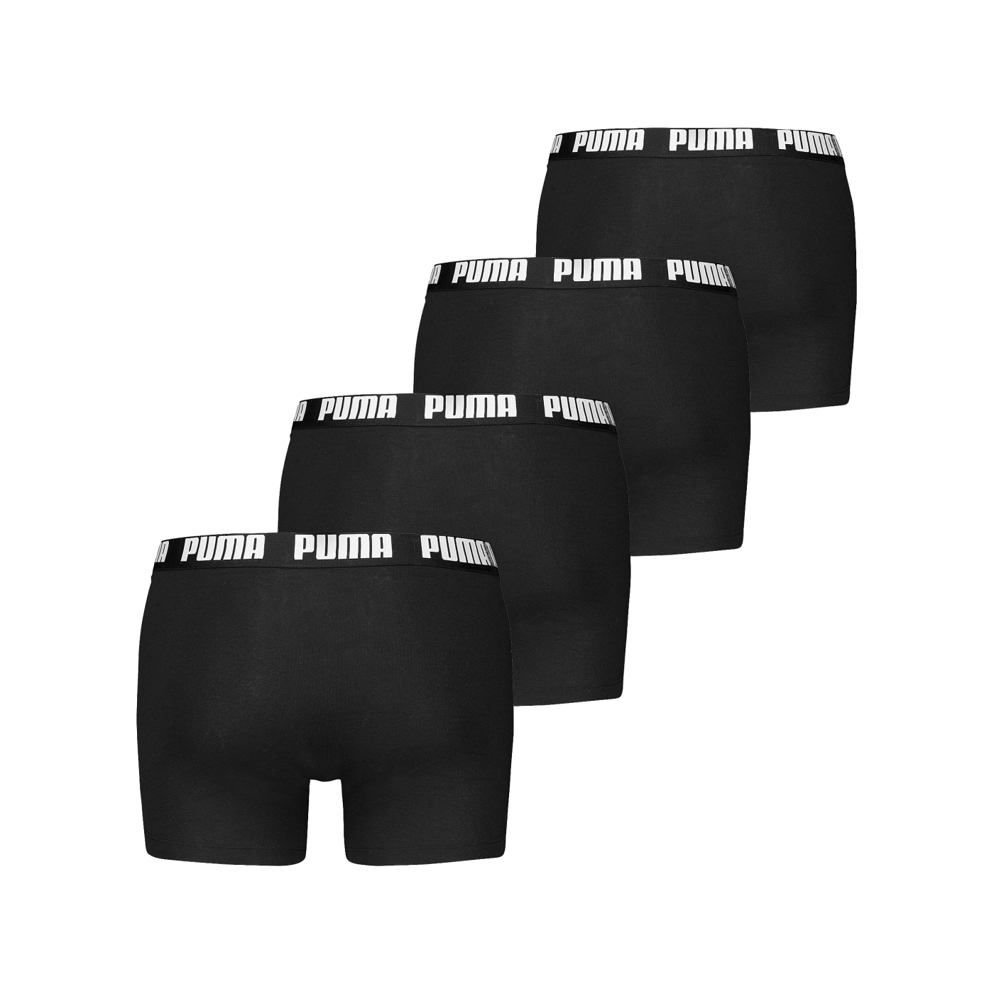 PUMA Everyday Boxer 4er Pack Schwarz F004