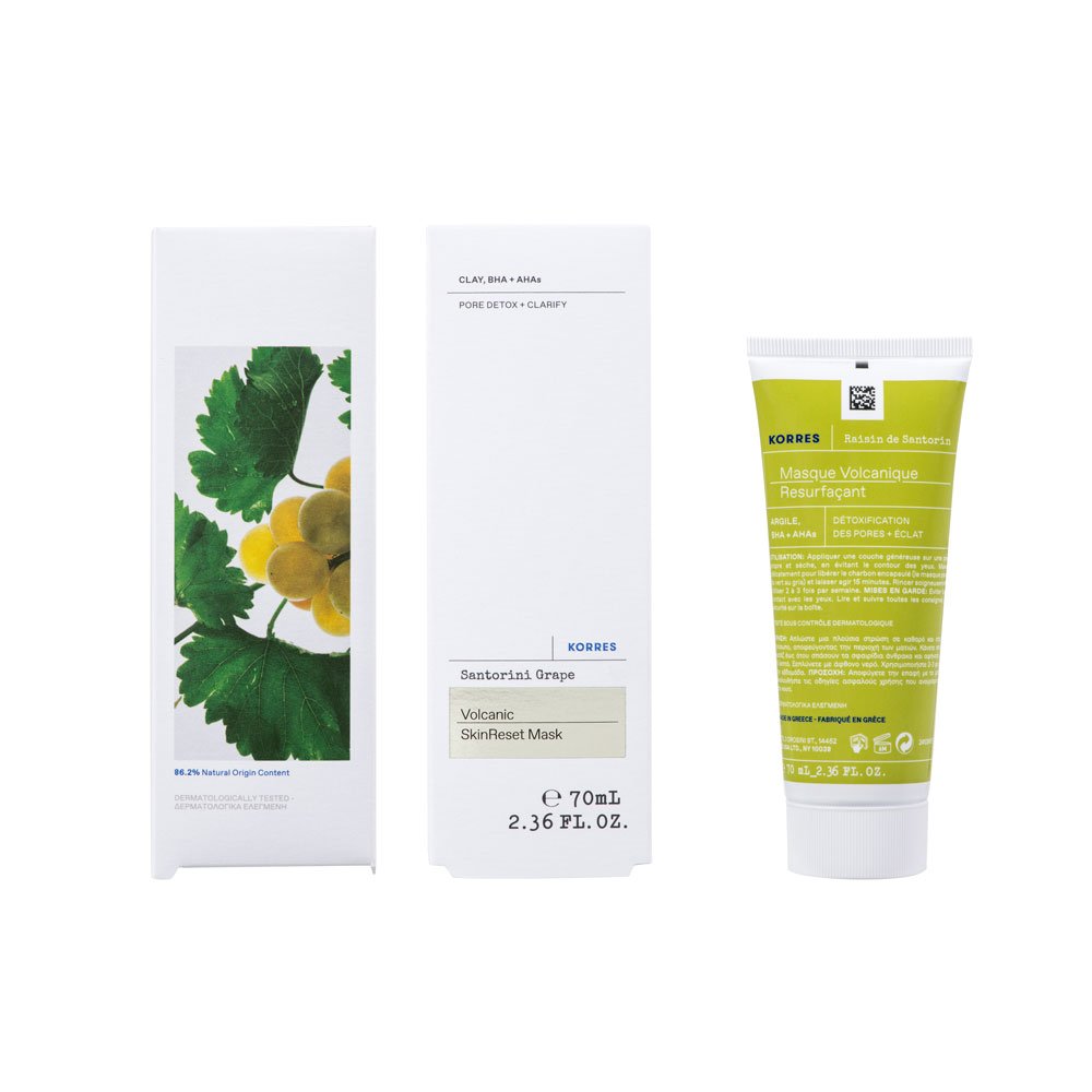 KORRES Santorini Grape Hautverfeinernde Maske mit Vulkansand