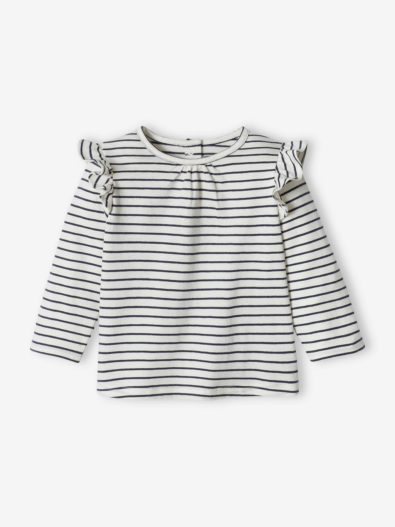 Lot de 2 T-shirts basics bébé manches longues jaune pâle