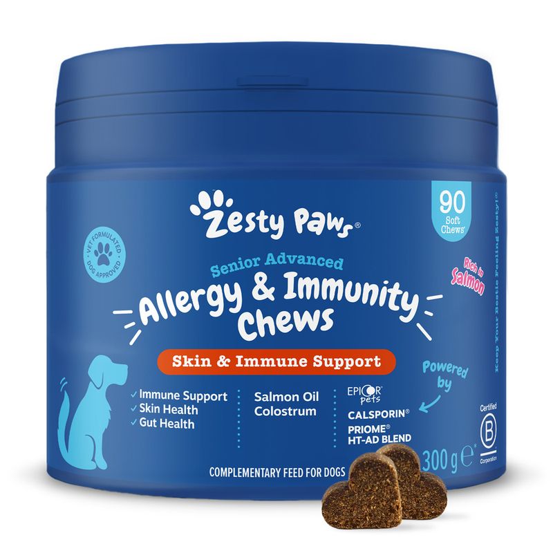 Zesty Paws Senior Allergy & Immunity Lachs