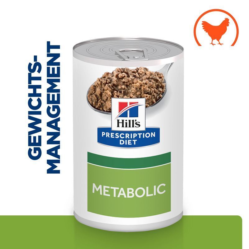 Hill's Hundenassfutter Hill's Prescription Diet Metabolic mit Huhn 12x370g