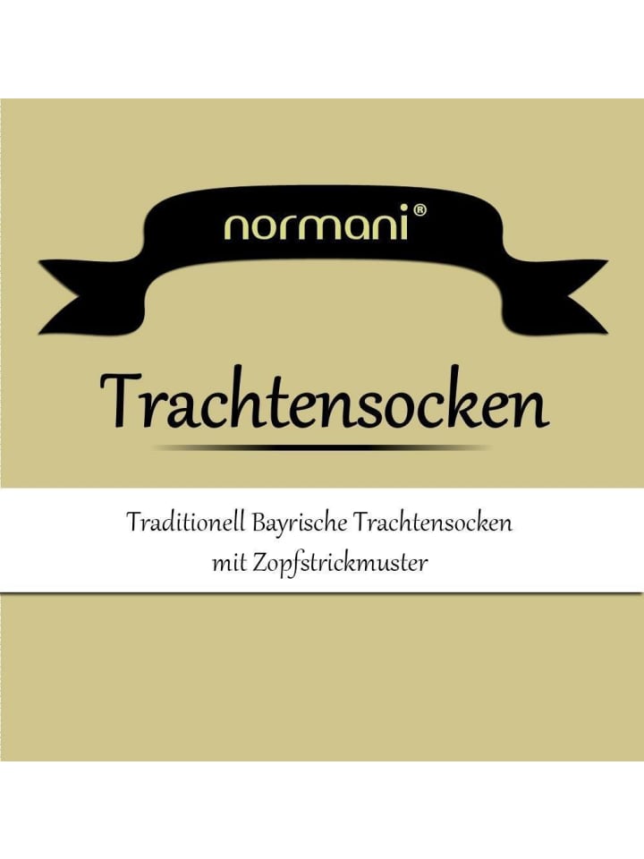 normani Trachten-Kniestrümpfe in Rot günstig kaufen