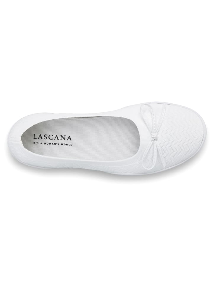 LASCANA Sneaker Ballerinas in weiß günstig kaufen