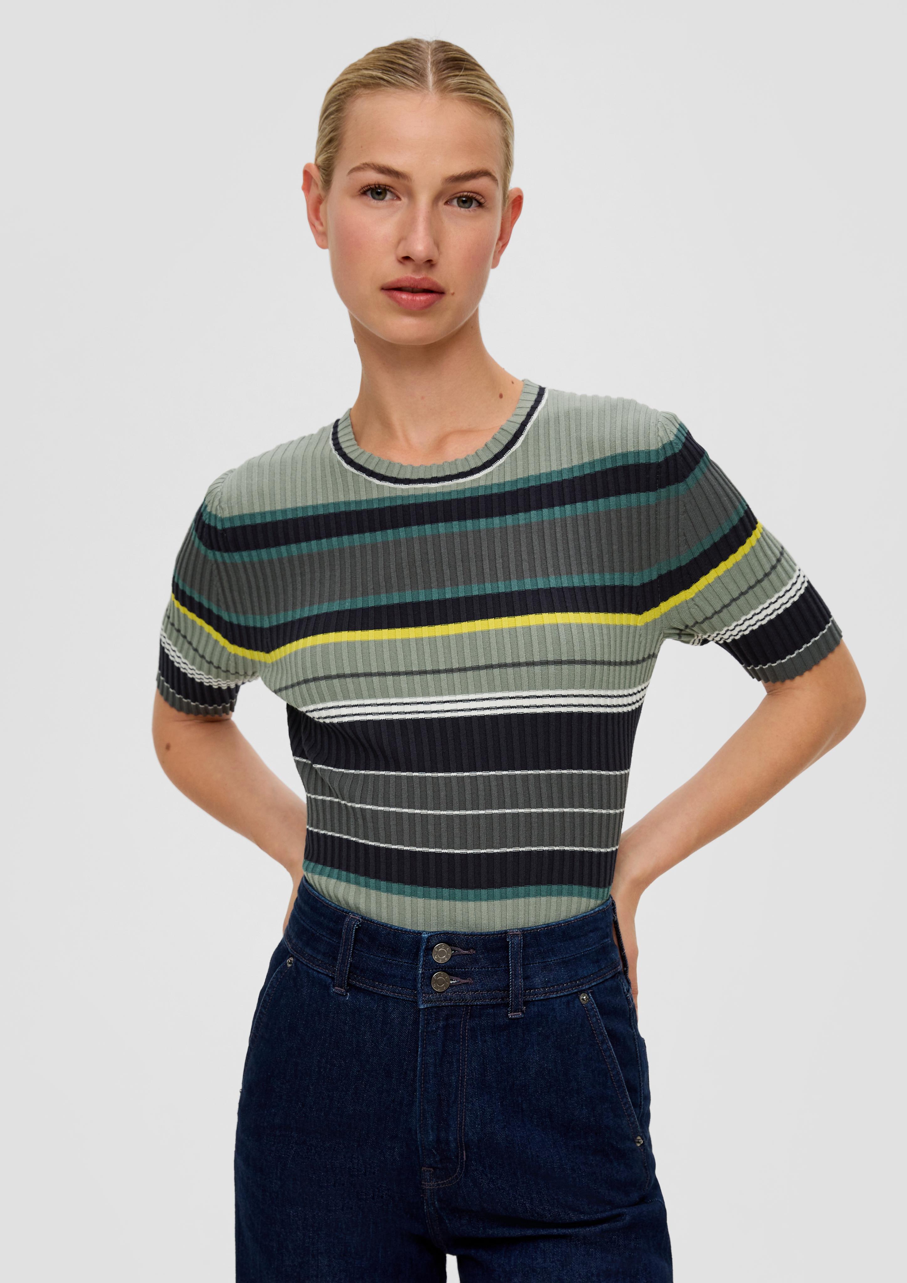 Kurzarmpullover aus Viskosemix  2138225-79G1