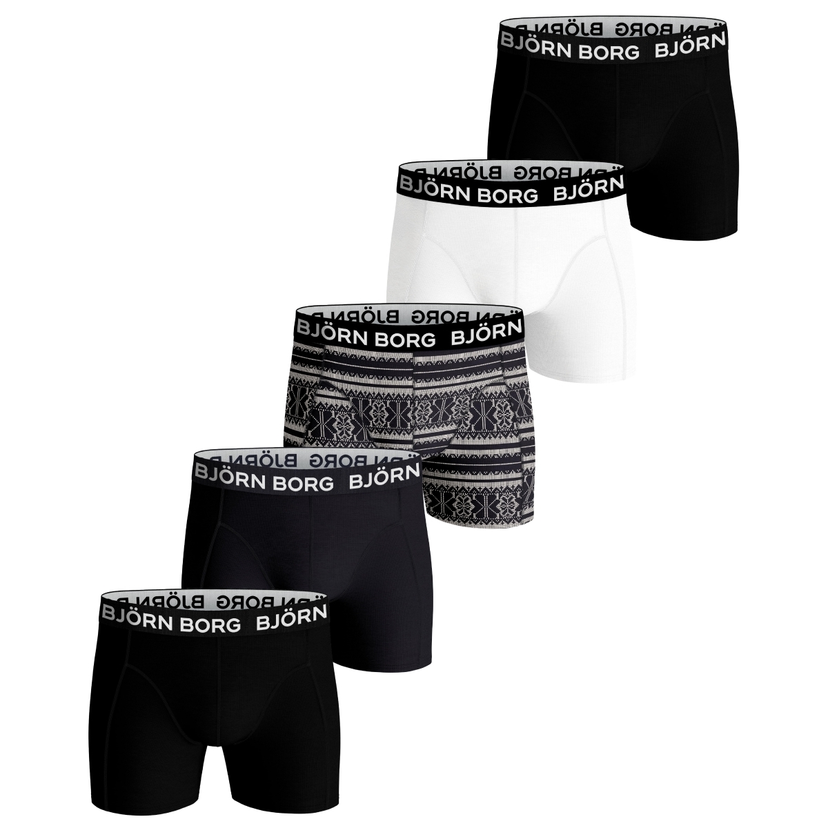 Björn Borg Essential Boxer 5er Pack Boxershorts multicolor