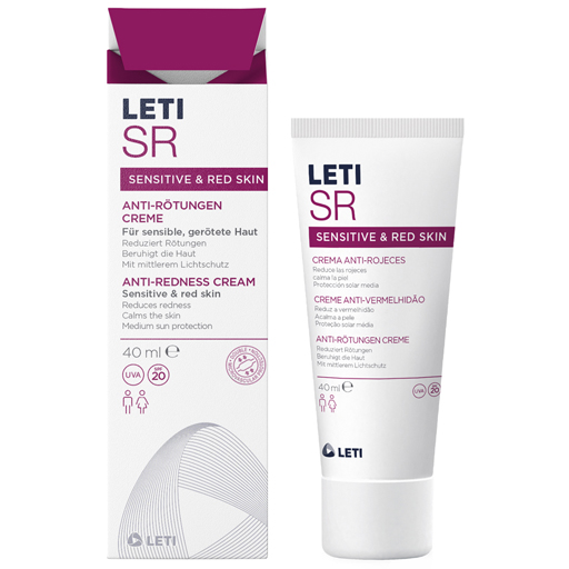 LETI SR Anti-Rötungen Pflegecreme SPF 20  40 ml  Creme