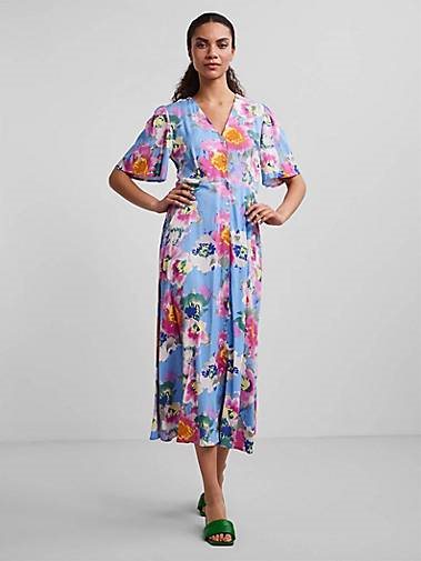 Y.A.S. Damen Kleid YASSUMMA 2/4 LONG SHIRT DRESS S.