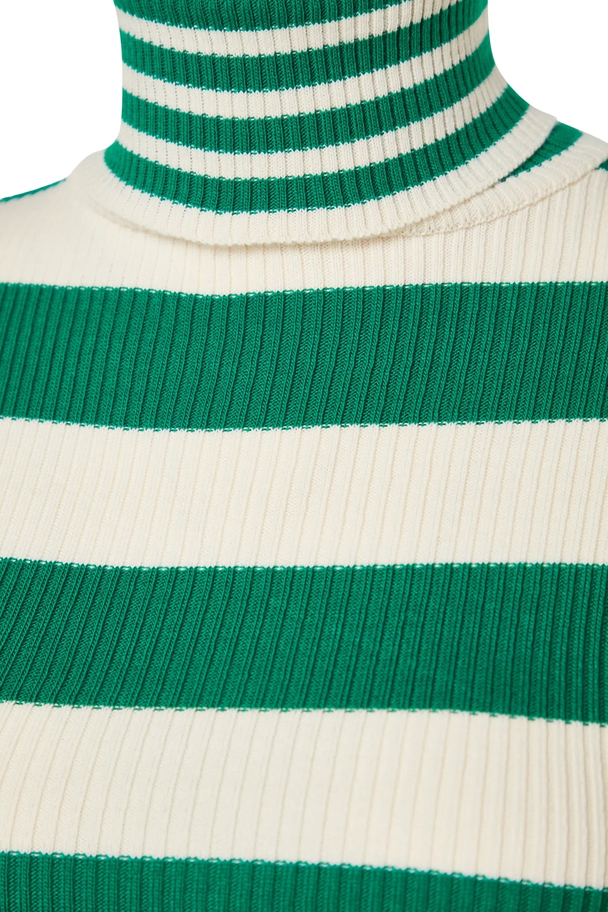 Trendyol Collection  Steinfarbener gestreifter Strickpullover TWOAW24KZ00637
