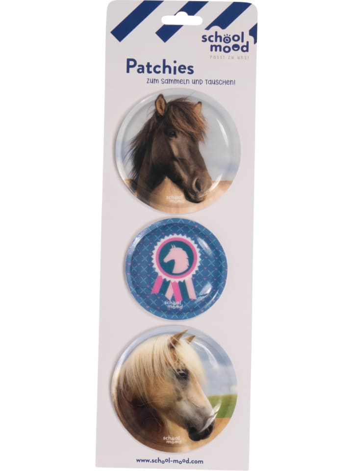 SCHOOL-MOOD School Mood 3er Patchy-Set Mila (Pferd) günstig kaufen onesize