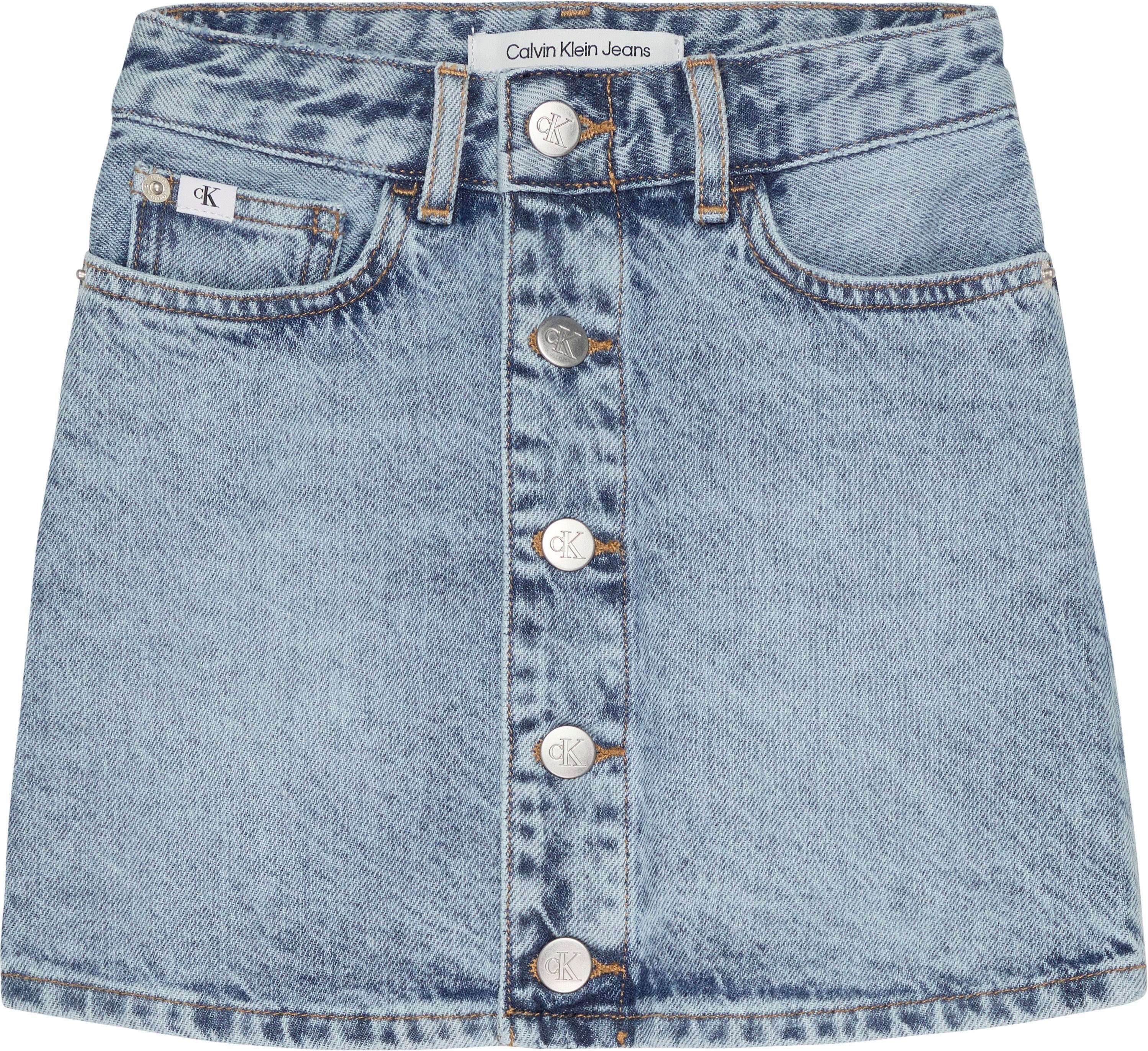 Calvin Klein Jeans Jeansrock Kinder Kids Junior MiniMe,in A-Linie