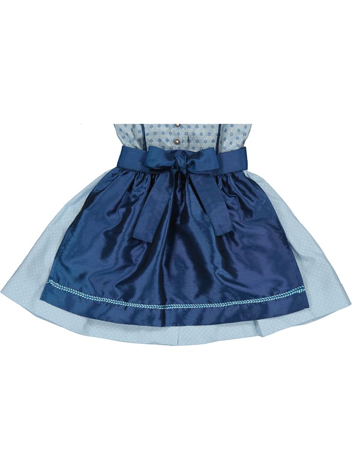 Isartrachten Dirndl in Hellblau/ Blau günstig kaufen