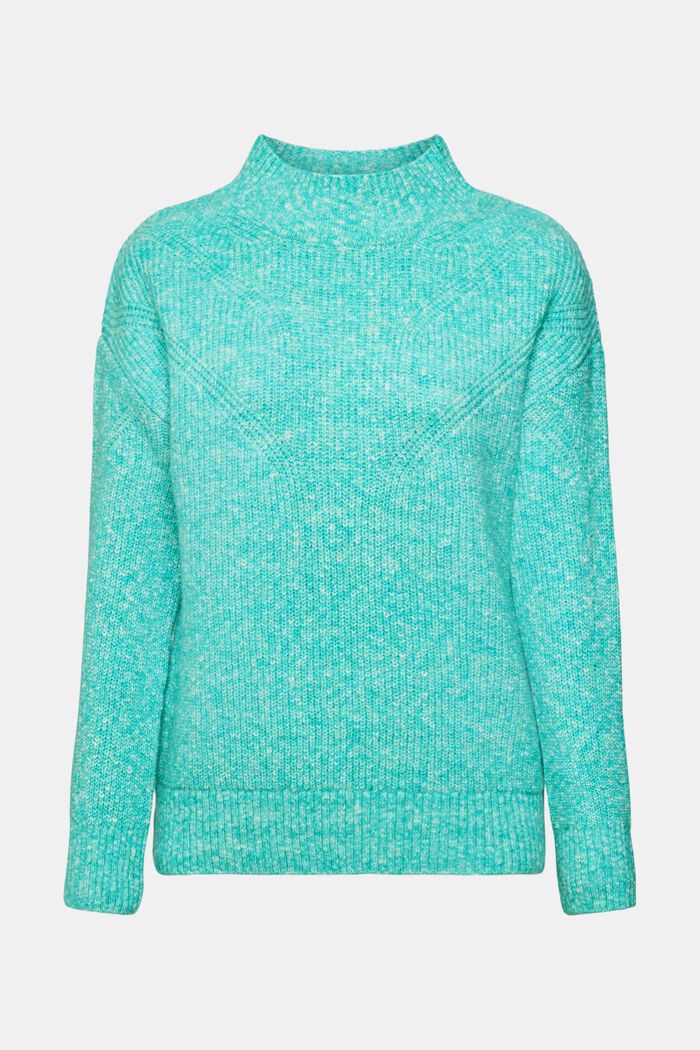 Strickpullover mit Mouliné-Effekt