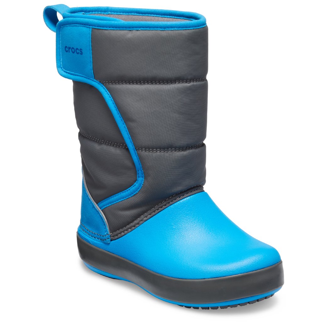 Crocs Lodgepoint Snow Boot Slate Grey/Ocean Schneestiefel