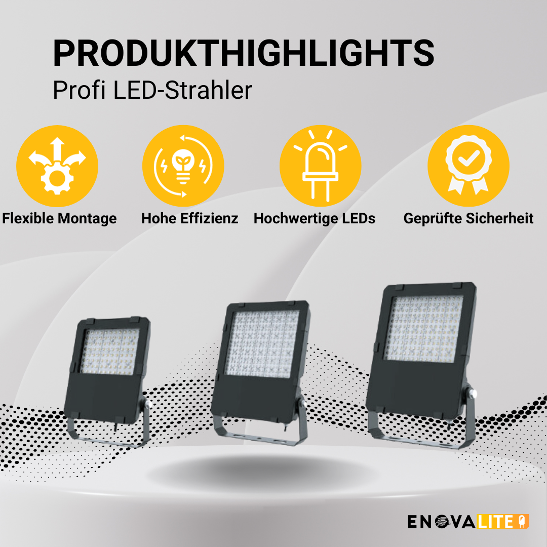 ENOVALITE LED-Fluter PRO, 200 W, 4000 K