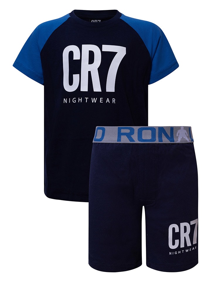 CR7 Pyjama in Dunkelblau/ Blau günstig kaufen