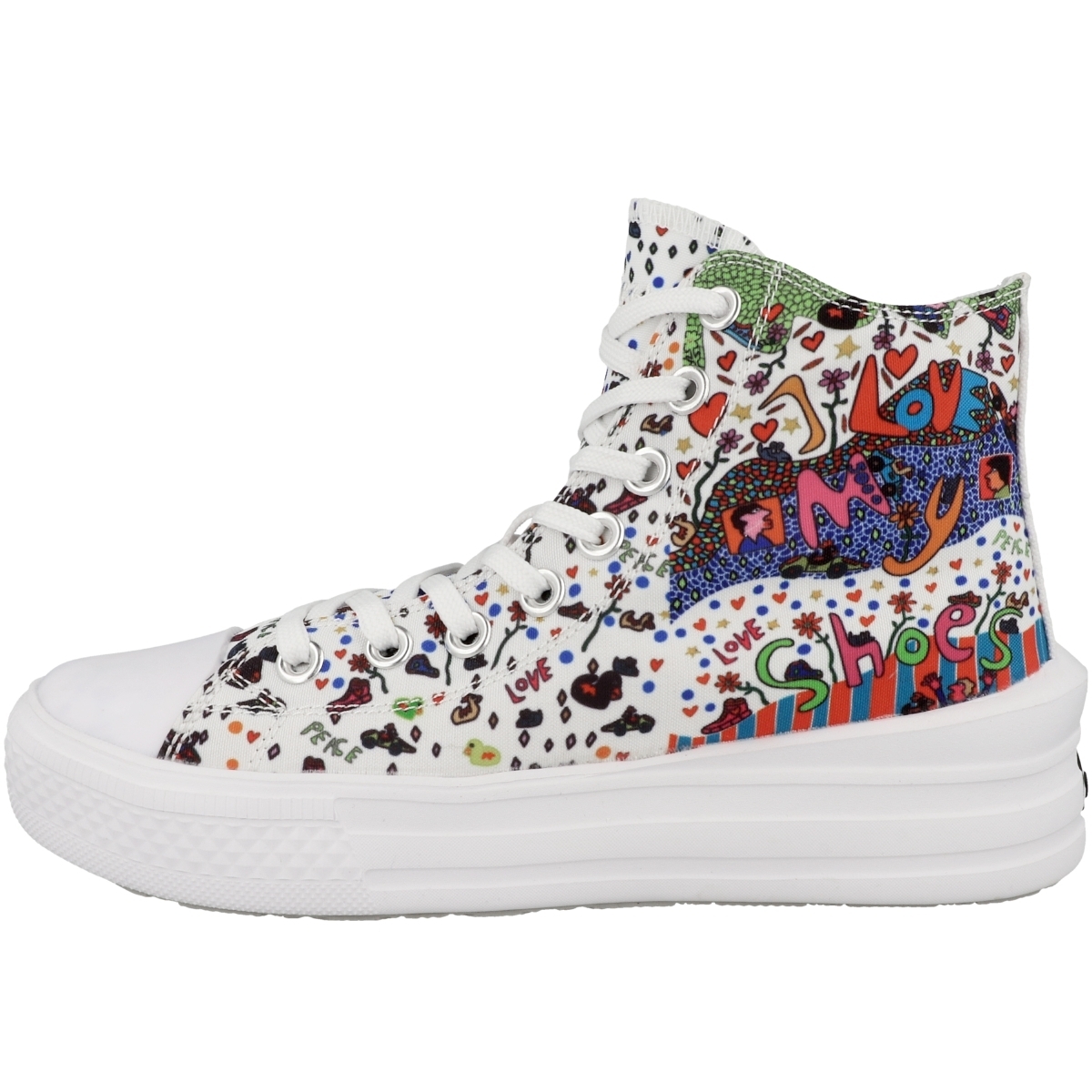 Dockers by Gerli 50VL202 X Art Limited Edition Sneaker mid weiss
