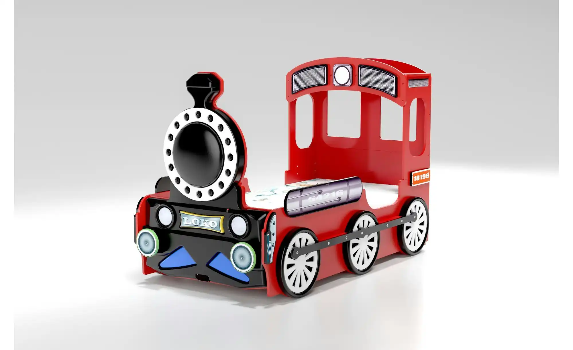 Autobett Lokomotive