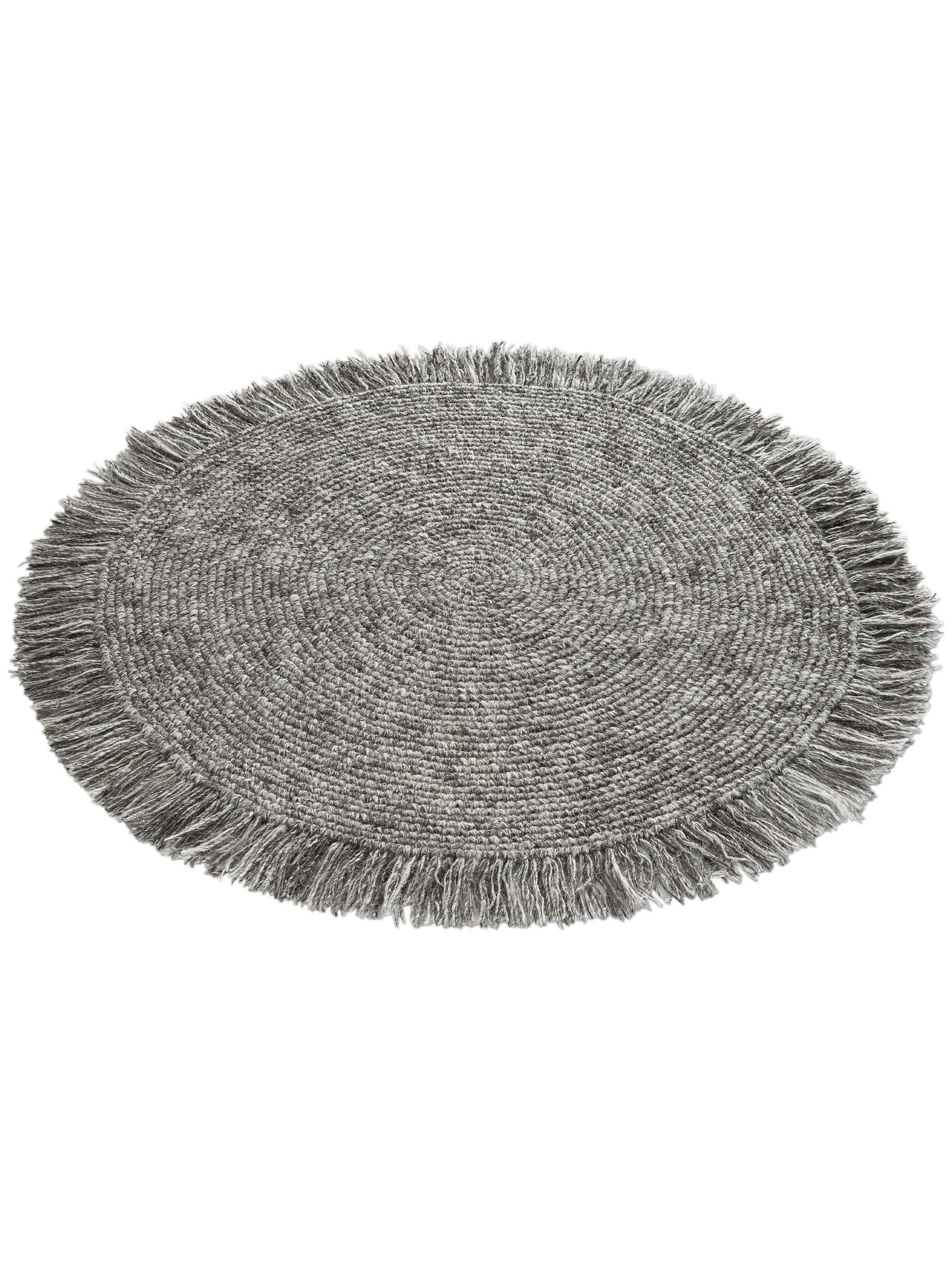 Locarno Woll-Teppich, Stone Grey