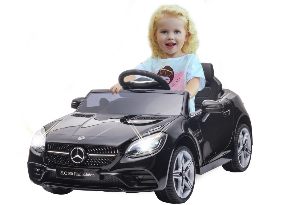 Jamara e.K. JAMARA-461802-Ride-on Mercedes-Benz SLC schwarz 12V