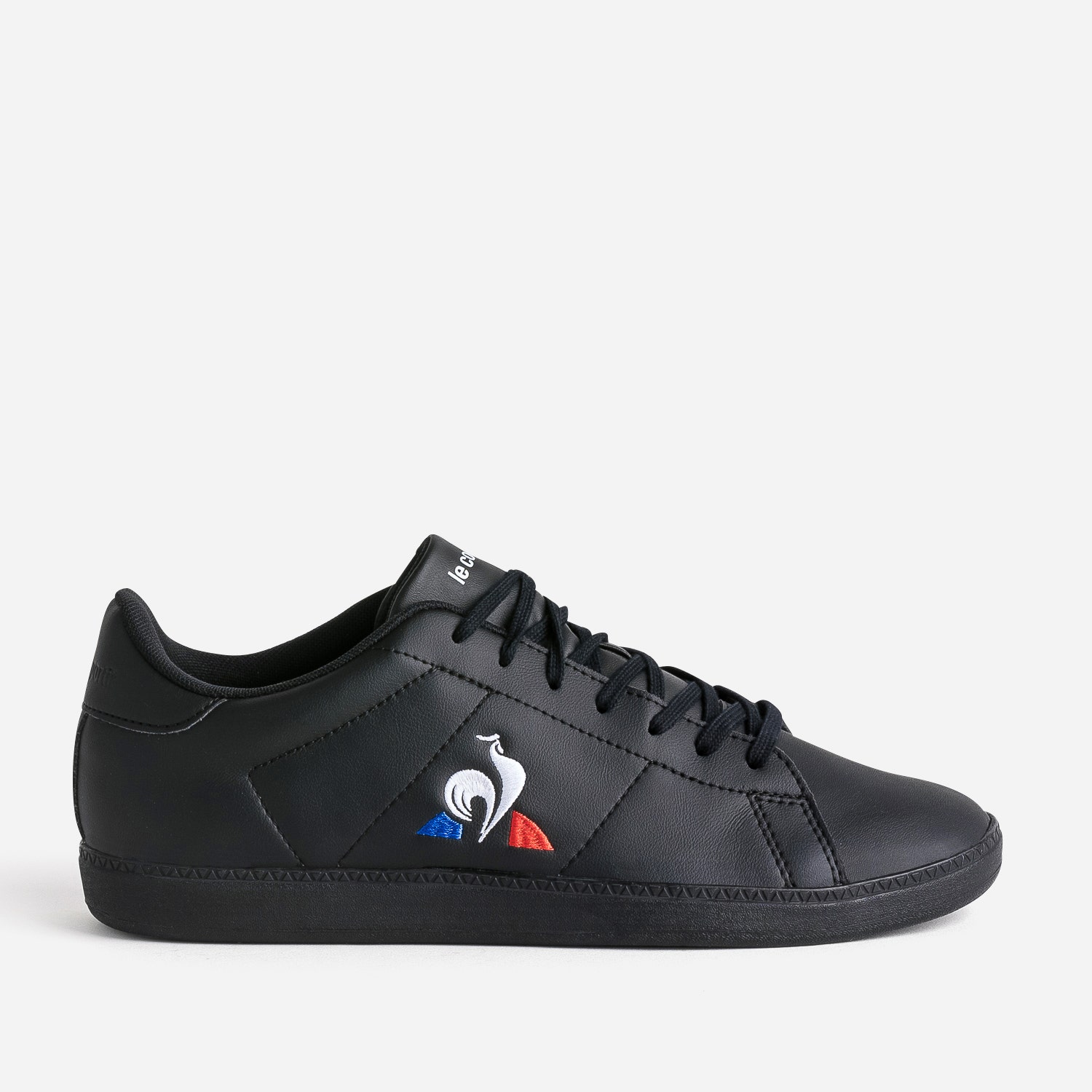 Tennis LE COQ SPORTIF noire logo tricolore brodé