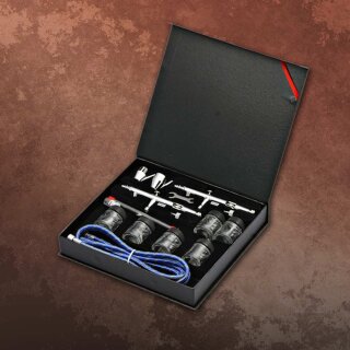 MK3 Airbrush 2 Double-Action Pistolen mit 0,3 mm, 0,5 mm und 0,8 mm Düsen