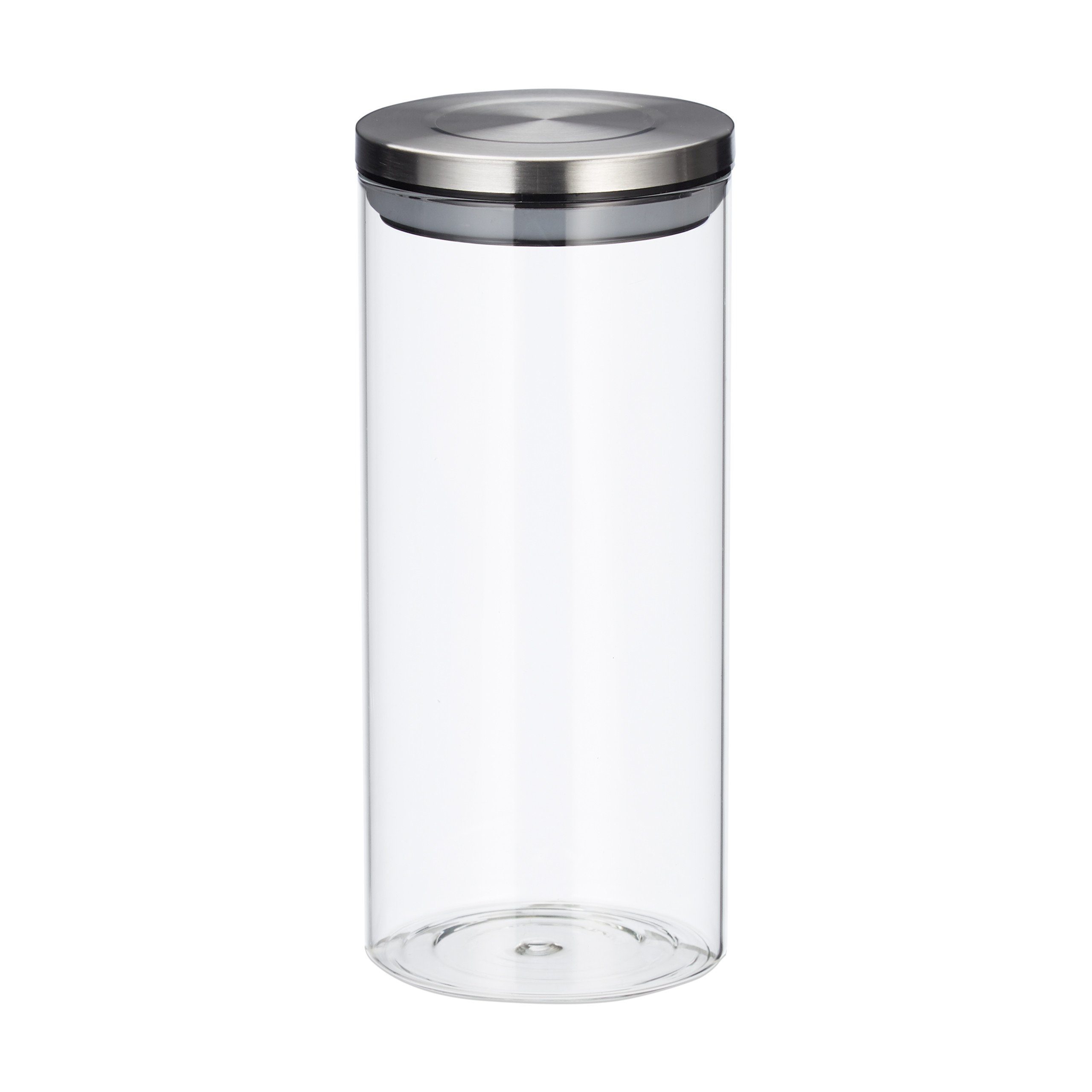 relaxdays Vorratsglas Vorratsglas 3er Set je 1,3 Liter, Glas