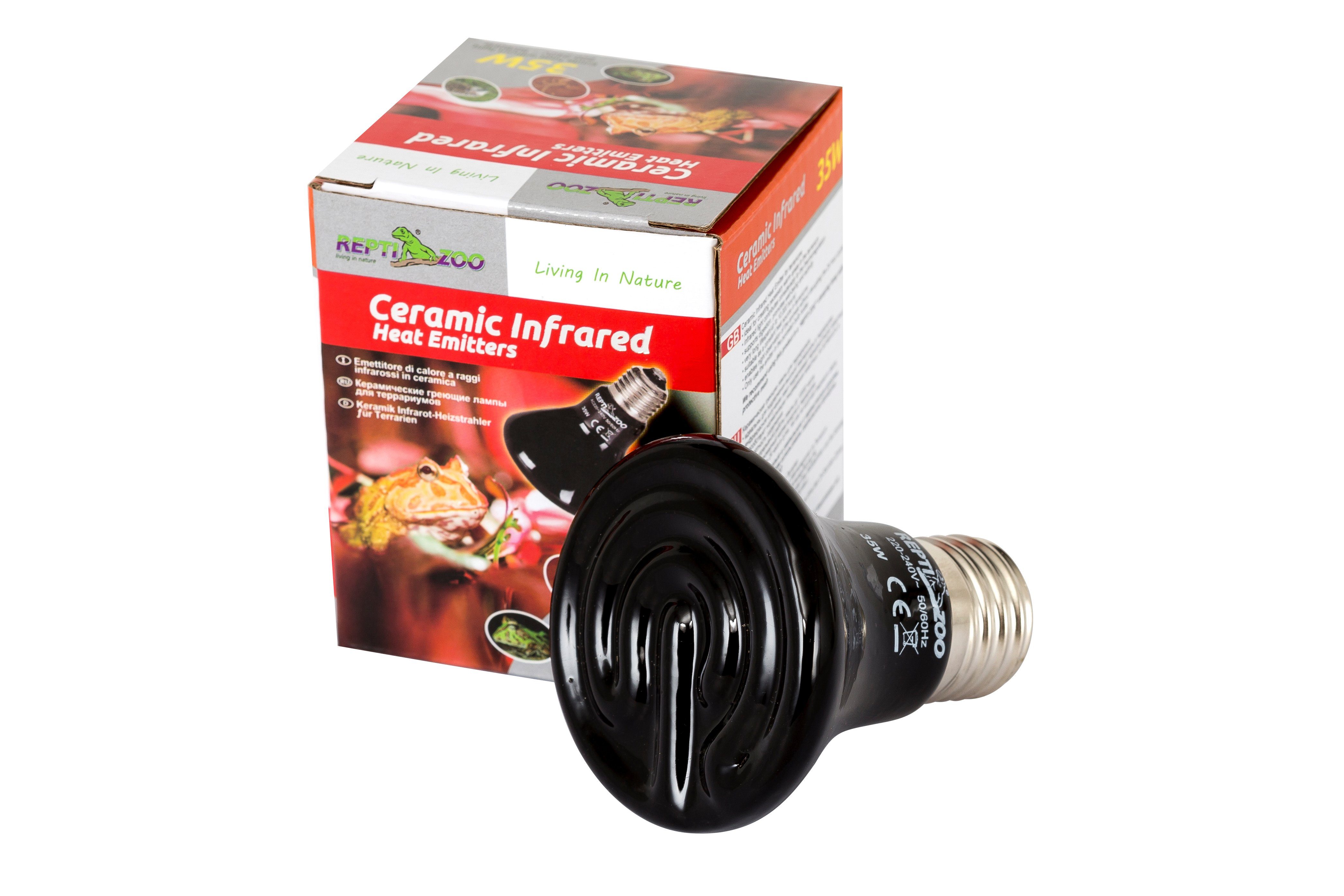 ReptiZoo Terrarium ReptiZoo Mini Keramikstrahler 35 Watt (DL46035)