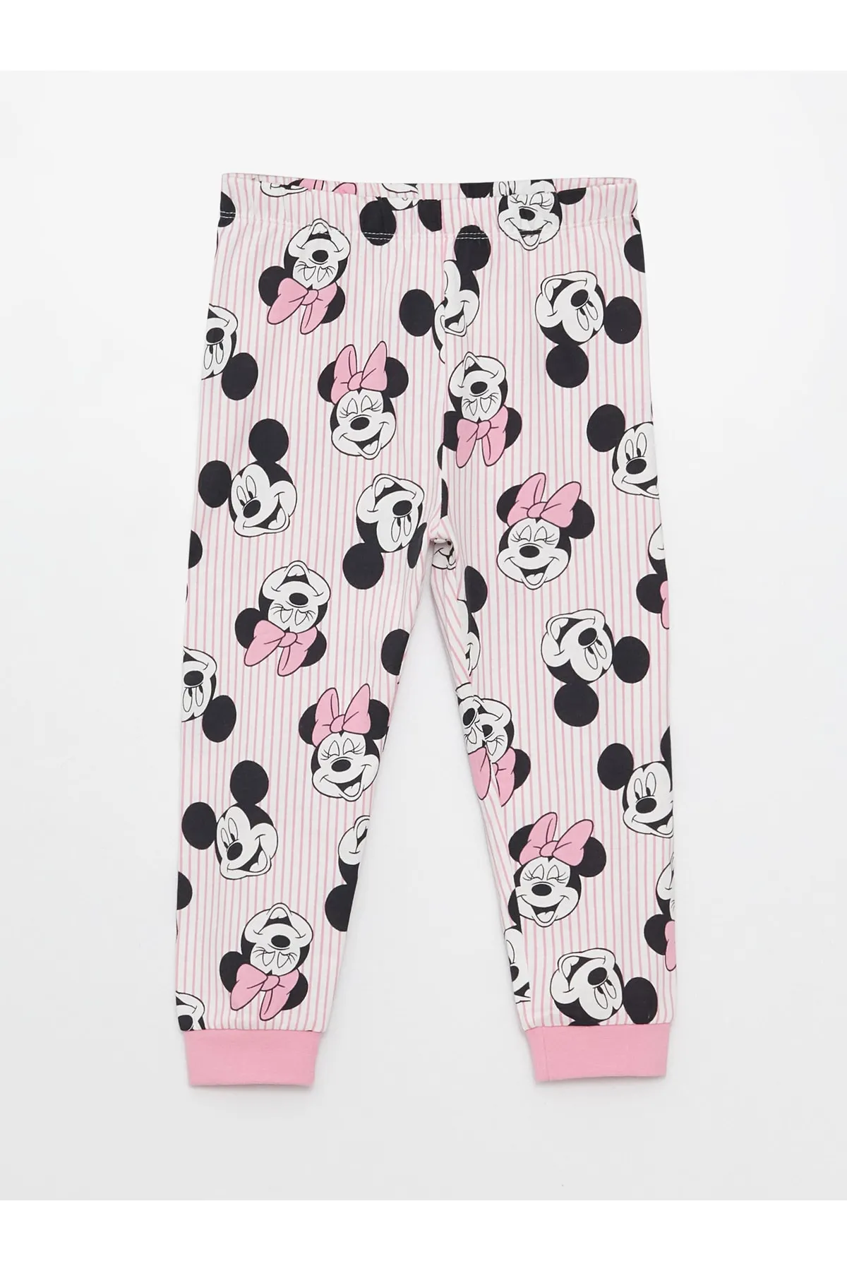 LC Waikiki  Pyjama-Set für Baby-Mädchen mit Rundhalsausschnitt und langen Ärmeln und Disney-Aufdruck