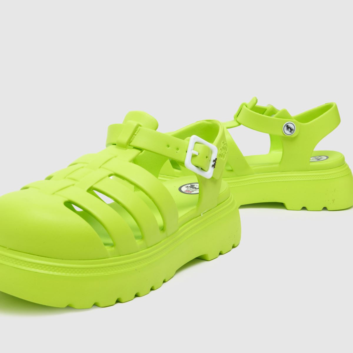 JUJU JELLIES – Limefärgade ängelsandaler