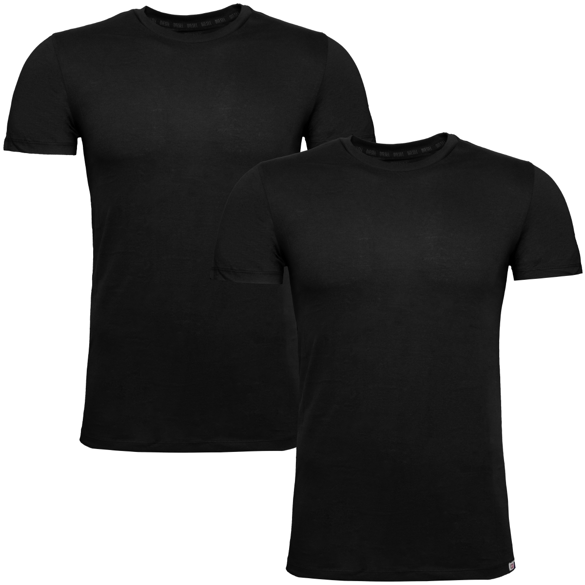 Diesel UMTEE-RANDAL-TUBE 2er Pack T-Shirt schwarz
