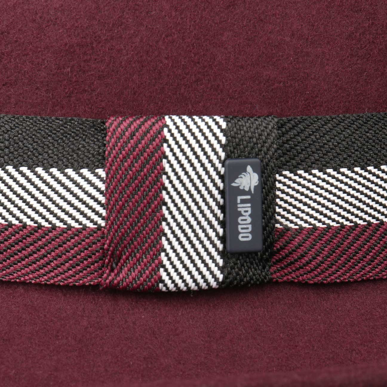 Lipodo Filzhut (1-St) Wollfilzhut mit Ripsband, Made in Italy