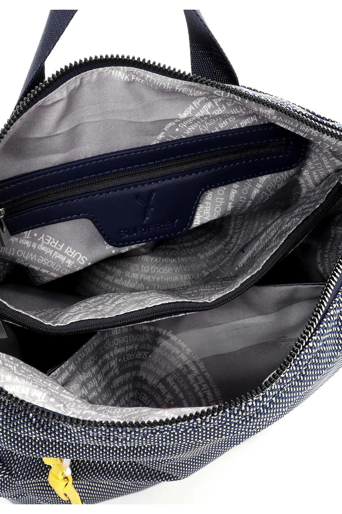SURI FREY  Rucksack - Blau - Unifarben