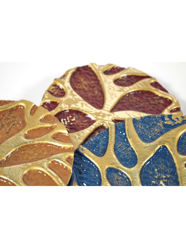 kobolo Metallbild LIFE in Gold günstig kaufen onesize