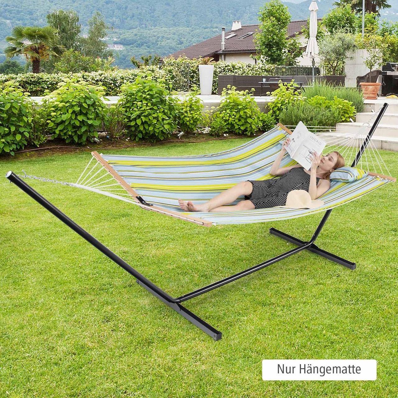 Costway Hängematte mit Kissen