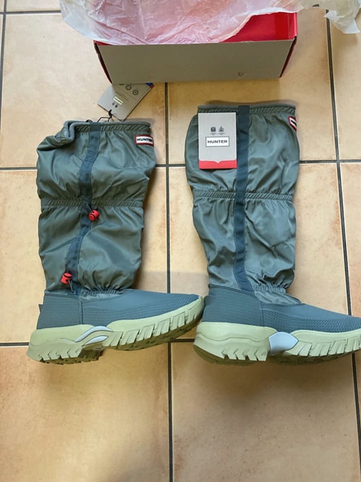 Hunter Winterstiefel in Khaki günstig kaufen 43