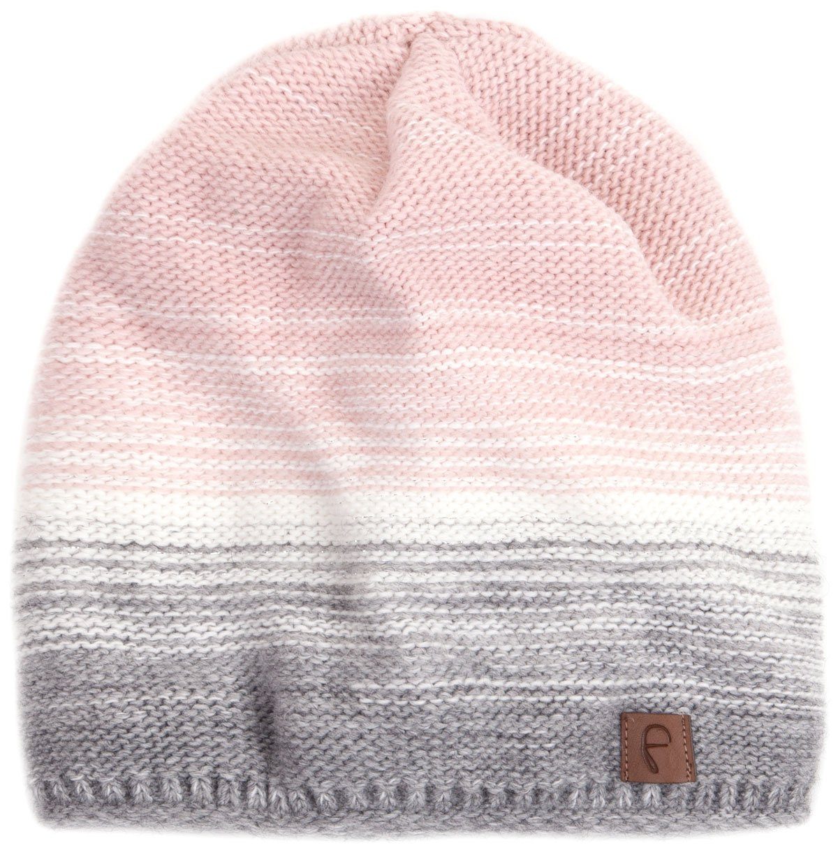 Faera Strickmütze Wintermütze Damen Mütze Beanie Haube gefüttert Winter Damenmütze