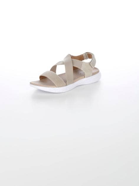 Sandale mit elastischen Riemchen