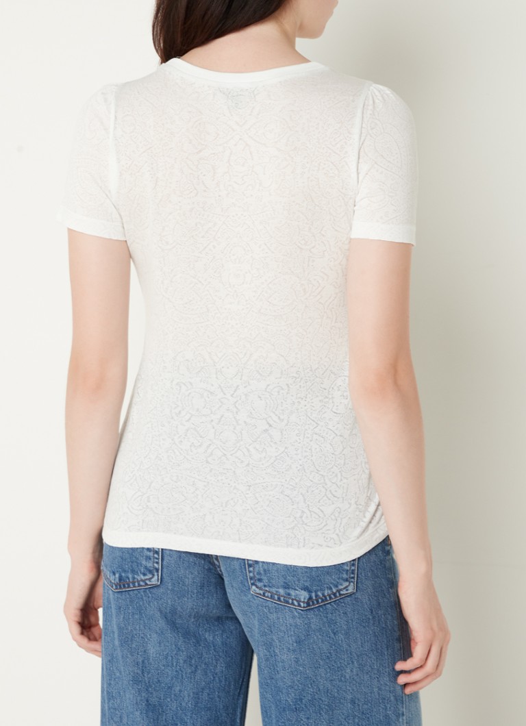 Phase Eight Kinsley Jersey Tee White 08