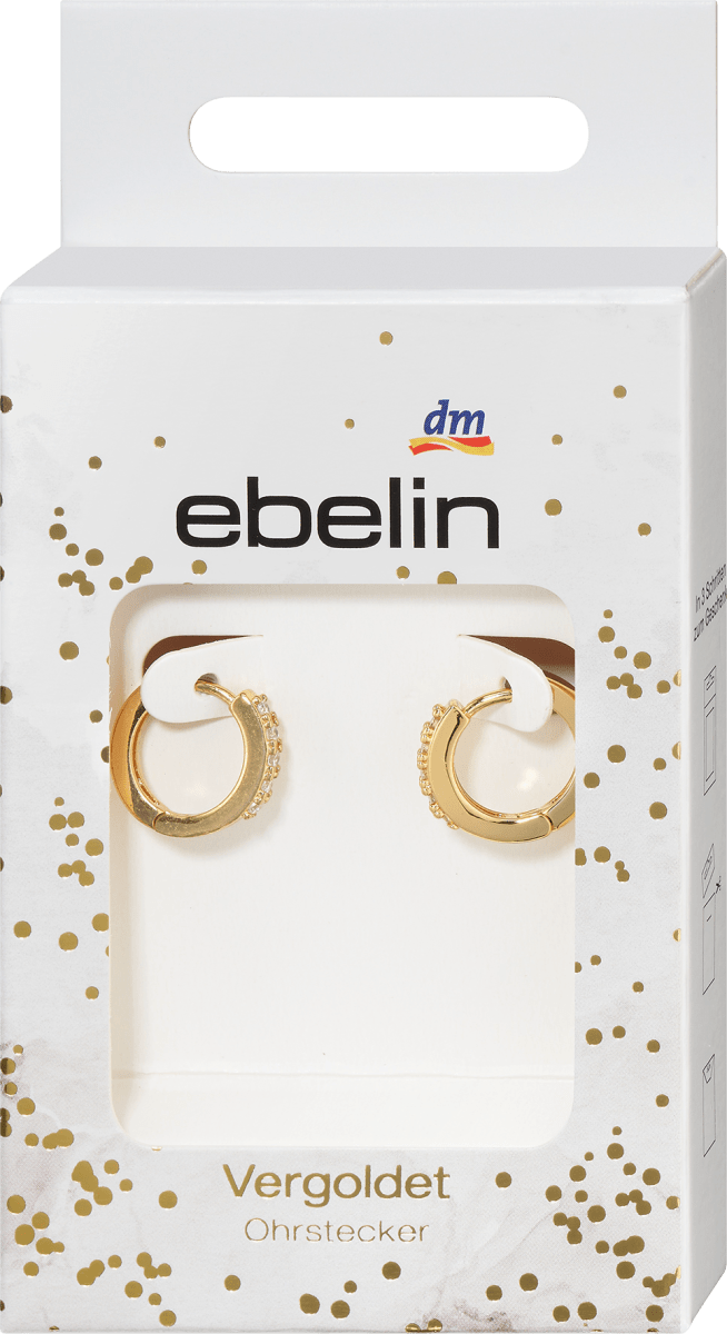Creolen vergoldeter Modeschmuck, 2 St