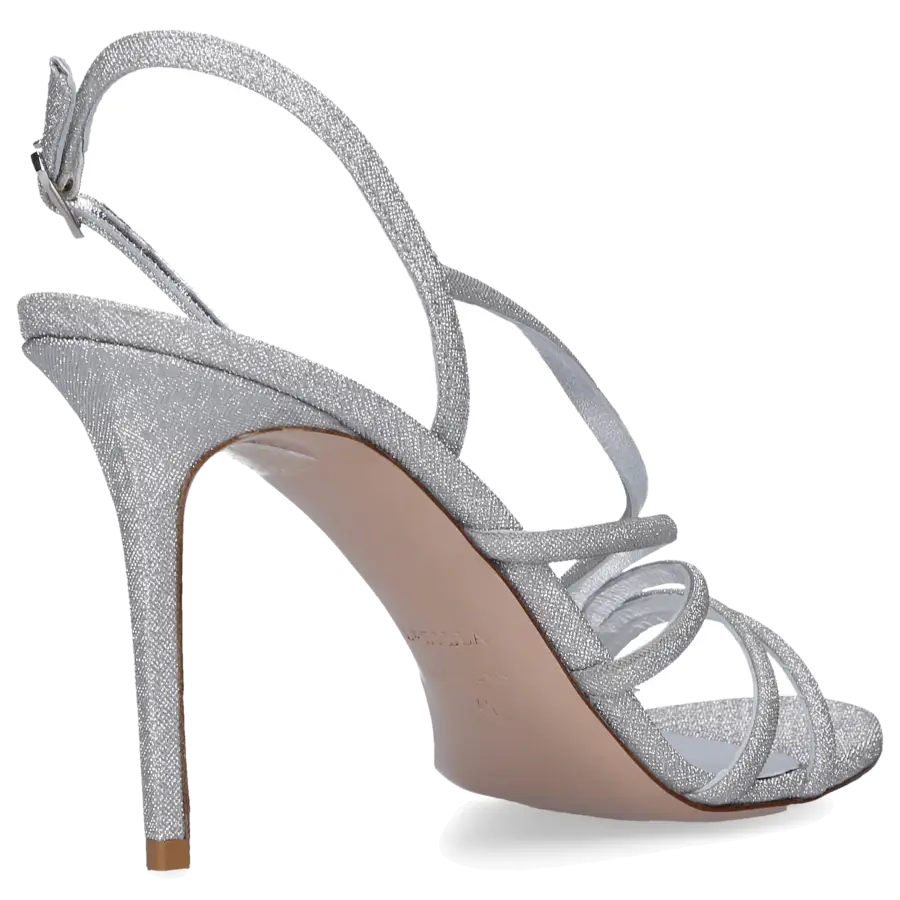 Le Silla - Sandalen SCARLET Textil - silber