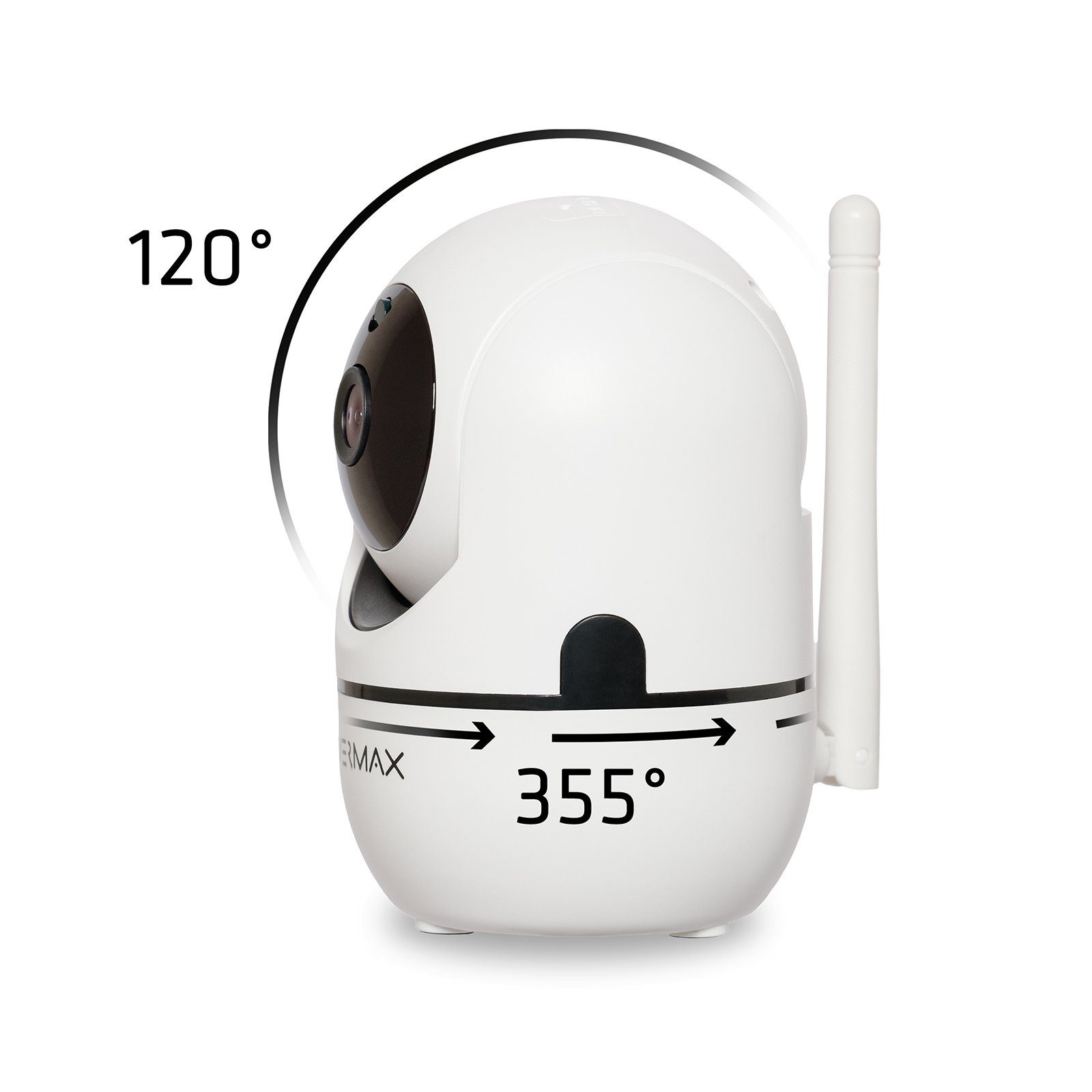 Overmax Babyphone CAMSPOT 3.6, Mikrofon Lautsprecher Nachtmodus Wi-Fi