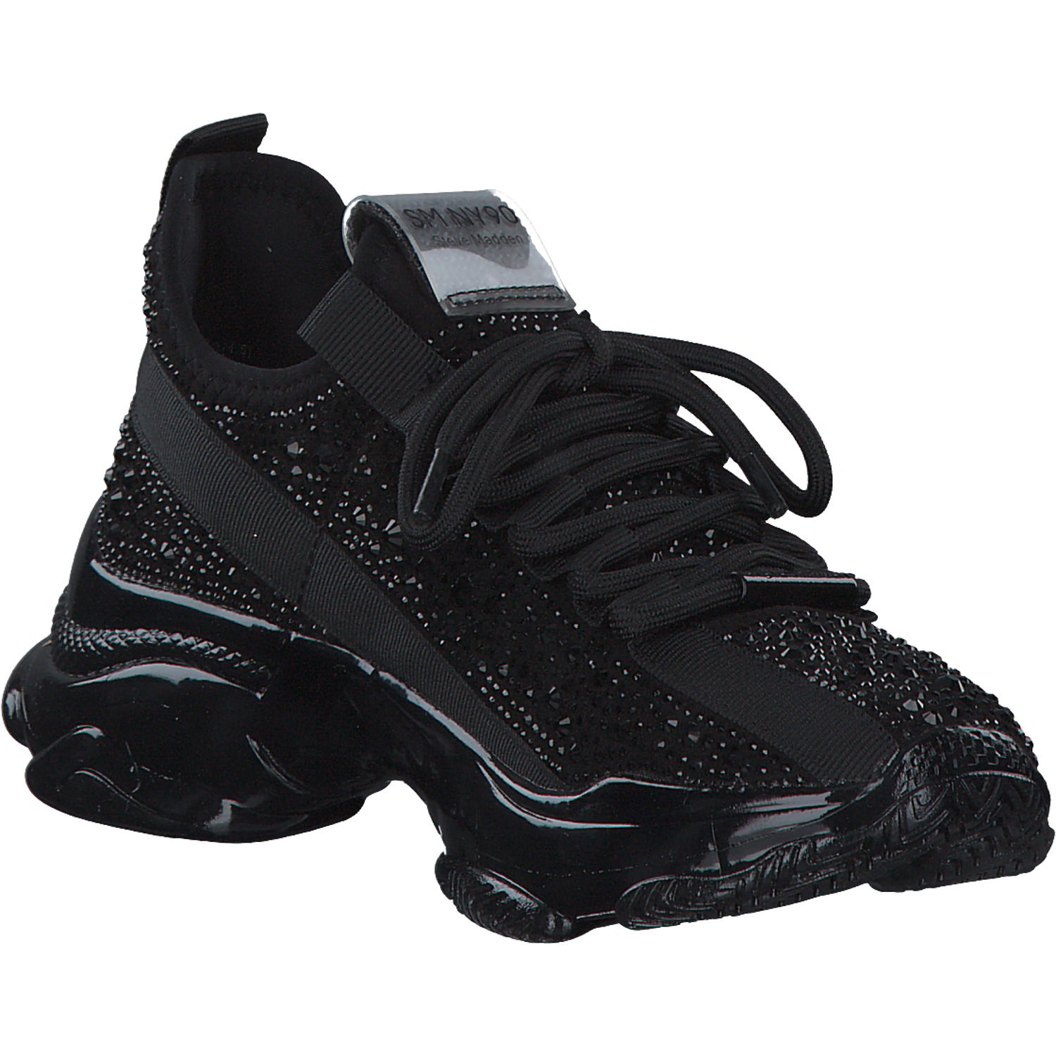Steve Madden Maxima SM11001807, Schnürschuhe, Damen, Schwarz
