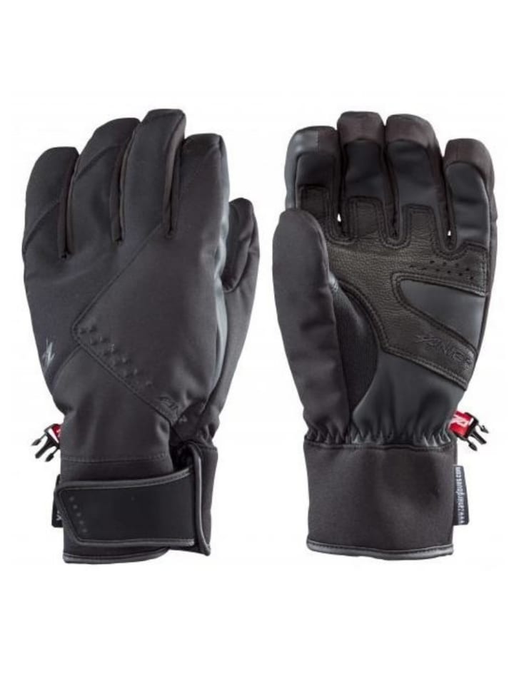 Zanier Handschuhe Sölden ZX Unisex Skihandschuhe in Schwarz günstig kaufen
