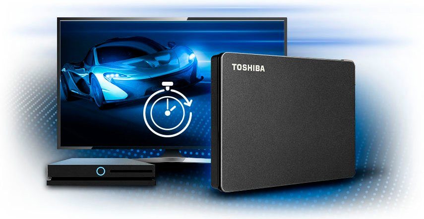 Toshiba Canvio Gaming externe HDD-Festplatte (2 TB) 2,5