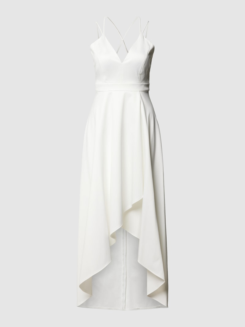 Brautkleid mit Herz-Ausschnitt in ecru