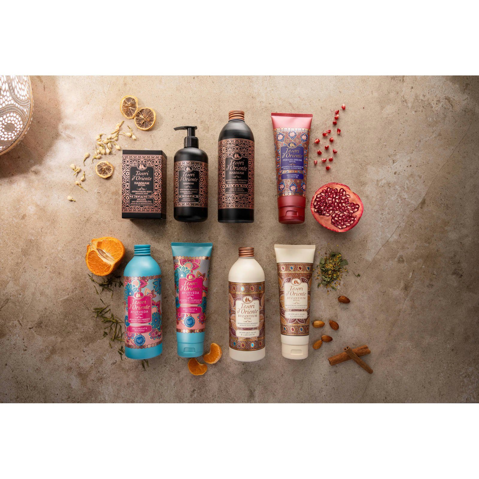 Tesori d´Oriente Duft-Set Geschenkset Ayurveda Cremedusche Cremebad Eau de Toilette Duft