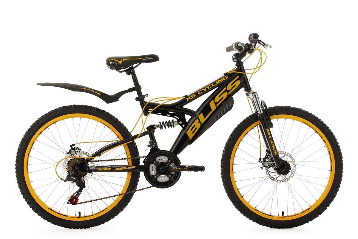 KS Cycling Jugendfahrrad Mountainbike Fully 24'' Bliss
