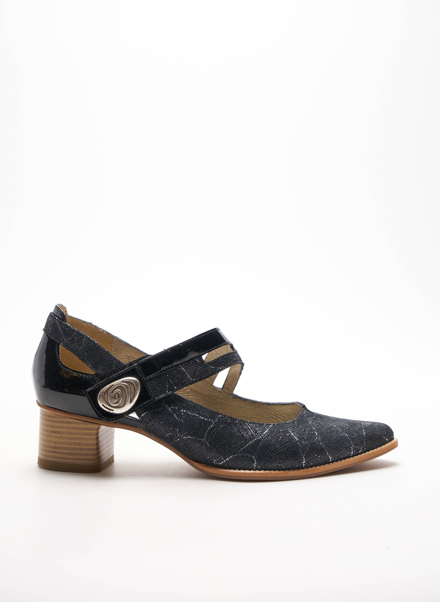 J Metayer Sandales Nu Pieds Femme couleur noir
