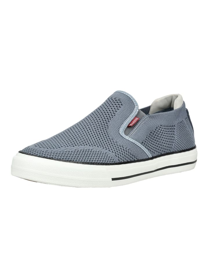 Mustang Slipper in Grau/Blau günstig kaufen