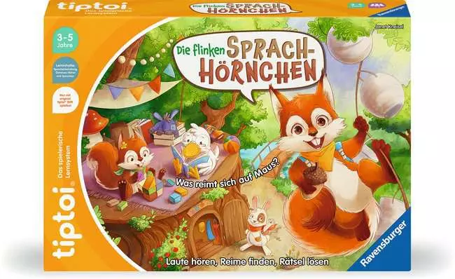tiptoi® Die flinken Sprach-Hörnchen - Lernspiel ab 3 Jahren